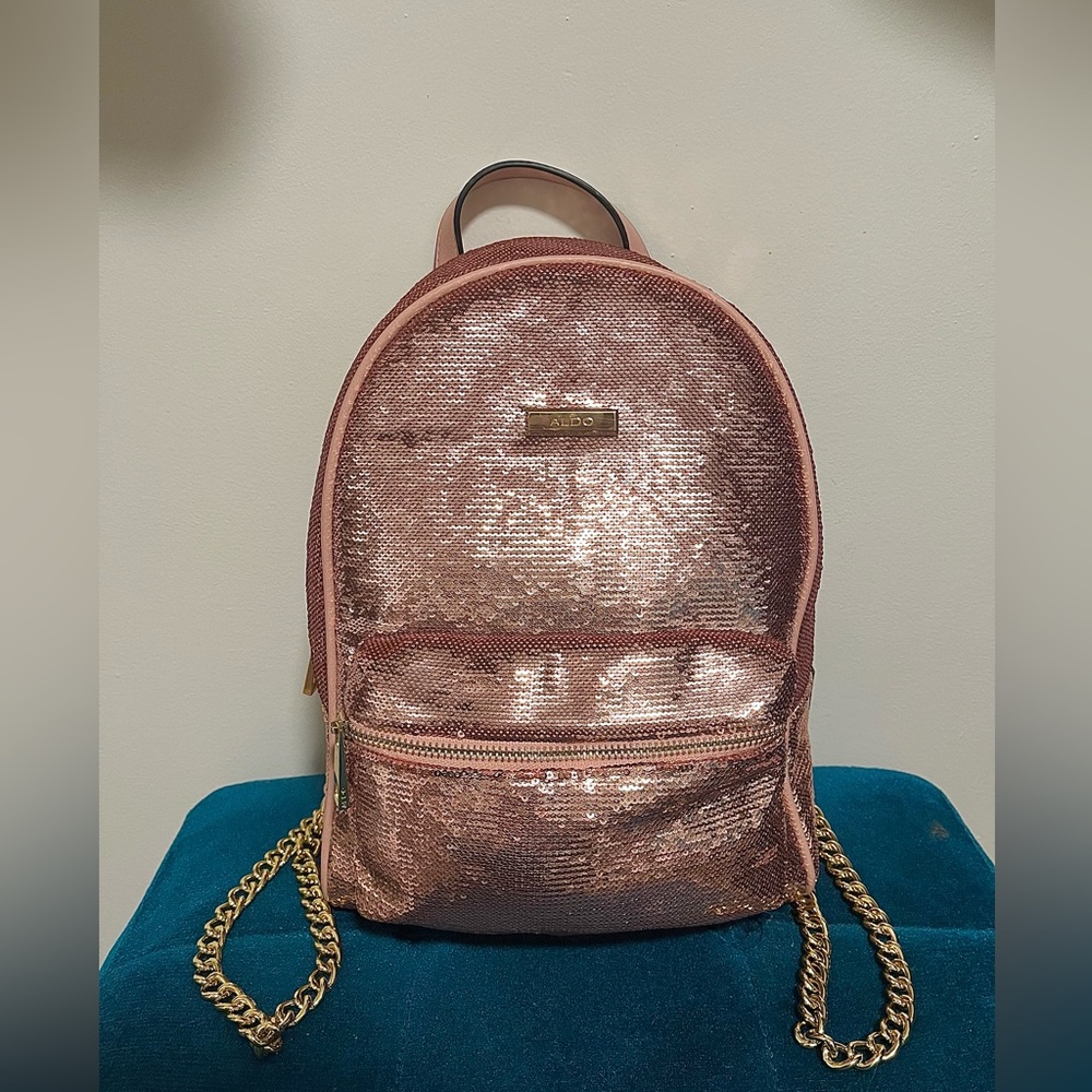 Aldo pink book bag